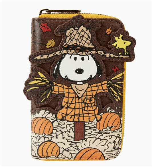 Loungefly Peanuts - Snoopy Scarecrow Zip Around Wallet