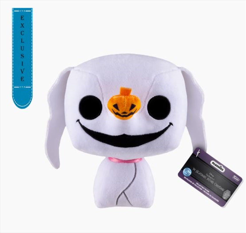 The Nightmare Before Christmas - Zero 30th Anniversary US Exclusive Glow 7" Plush [RS]