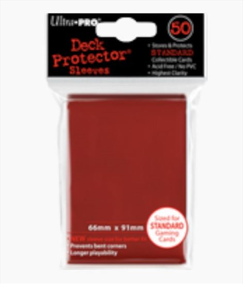 Ultra Pro - Deck Protectors Red (50 Count)