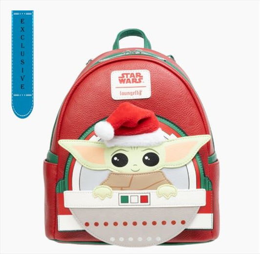 Loungefly: Star Wars - Santa Grogu US Exclusive Mini Backpack [RS]