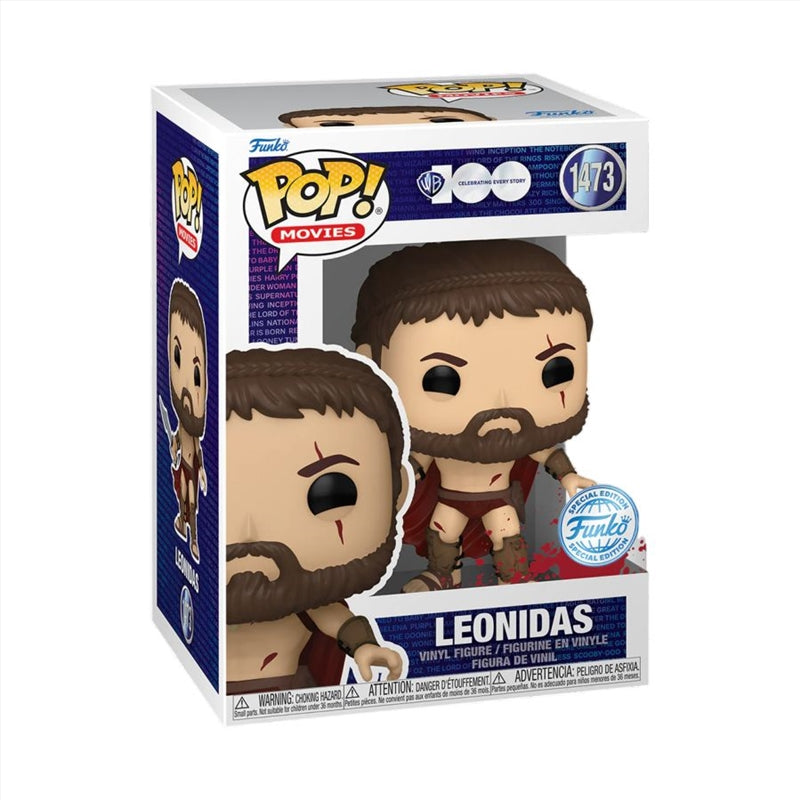 300 - Leonidas Battle Damaged US Exclusive Pop! Vinyl [RS]