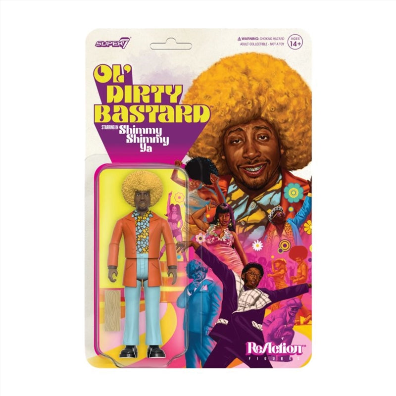 Ol' Dirty Bastard - O.D.B. Shimmy Shimmy Ya ReAction 3.75" Action Figure