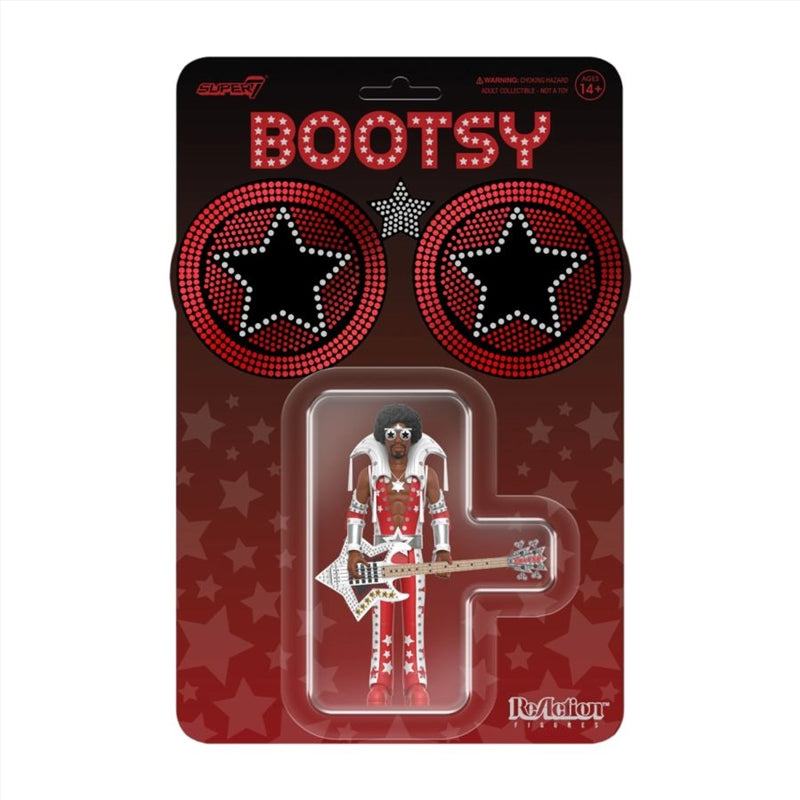 Bootsy Collins - Bootsy Collins (Red & White) ReAction 3.75" Action Figure