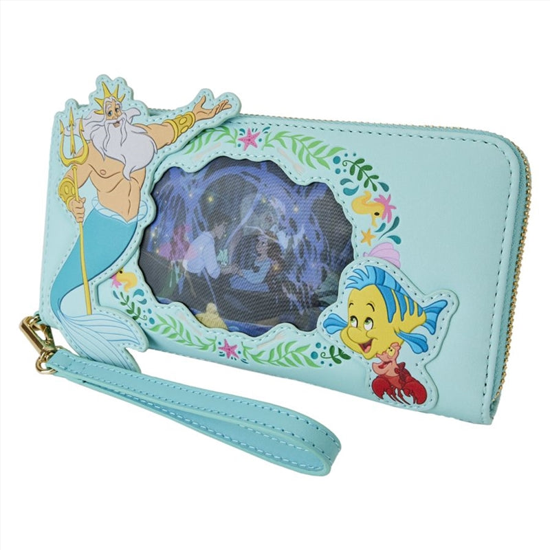 Loungefly Little Mermaid (1989) - Ariel Princess Lenticular Zip Around Wallet