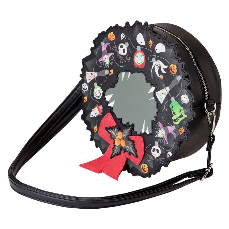 Loungefly Nightmare Before Christmas - Wreath String Lights Glow Crossbody