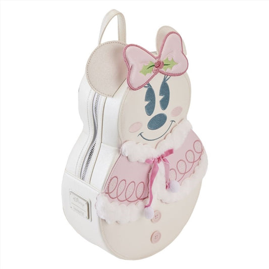 Loungefly Disney - Minnie Mouse Pastel Snowman Mini Backpack