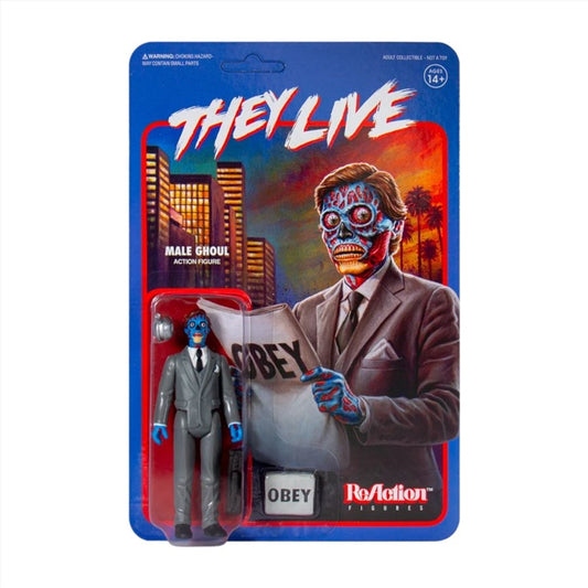 They Live - Male Ghoul ReAction 3.75" Action Figure