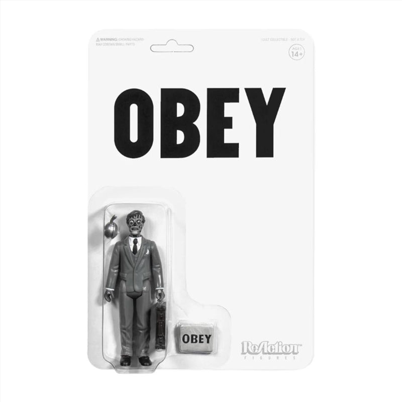 They Live - Male Ghoul Black & White ReAction 3.75" Action Figure