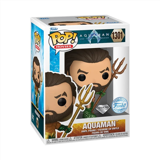 Aquaman and the Lost Kingdom - Aquaman US Exclusive Diamond Glitter Pop! Vinyl [RS]