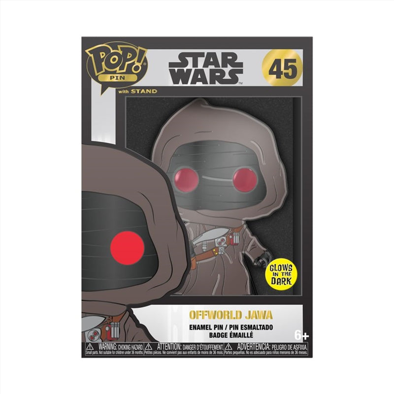 Star Wars - Offworld Jawa Glow Enamel Pop! Pin