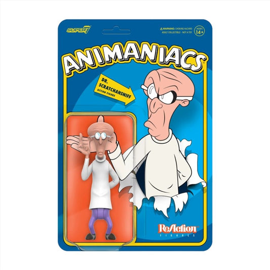 Animaniacs - Dr. Scratchansniff ReAction 3.75" Action Figure