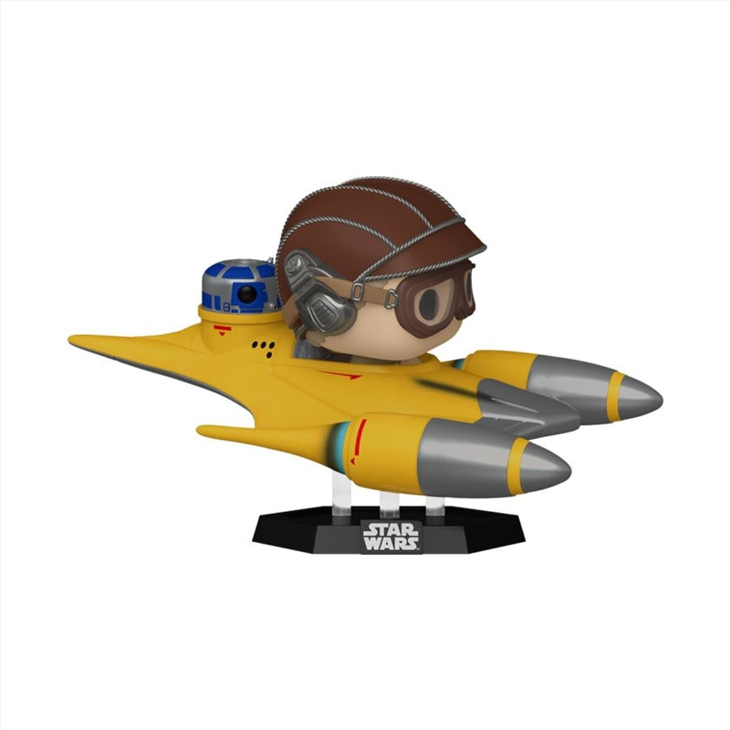 Star Wars - Anakin Skywalker in Naboo Starfighter (with R2-D2) US Exclusive Pop! Ride [RS]