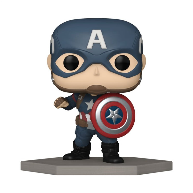 Captain America 3: Civil War - Captain America US Exclusive Build-A-Scene Pop! Vinyl [RS]