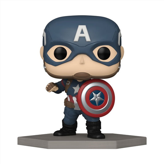 Captain America 3: Civil War - Captain America US Exclusive Build-A-Scene Pop! Vinyl [RS]