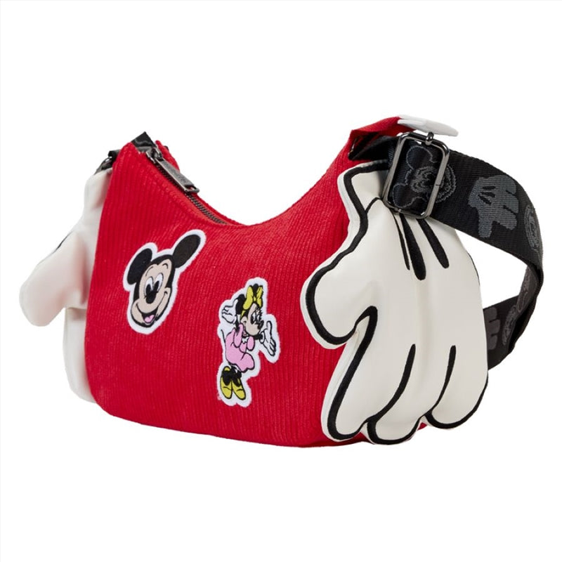 Loungefly Disney: D100 - Mickey Classic Gloves Crossbody Bag