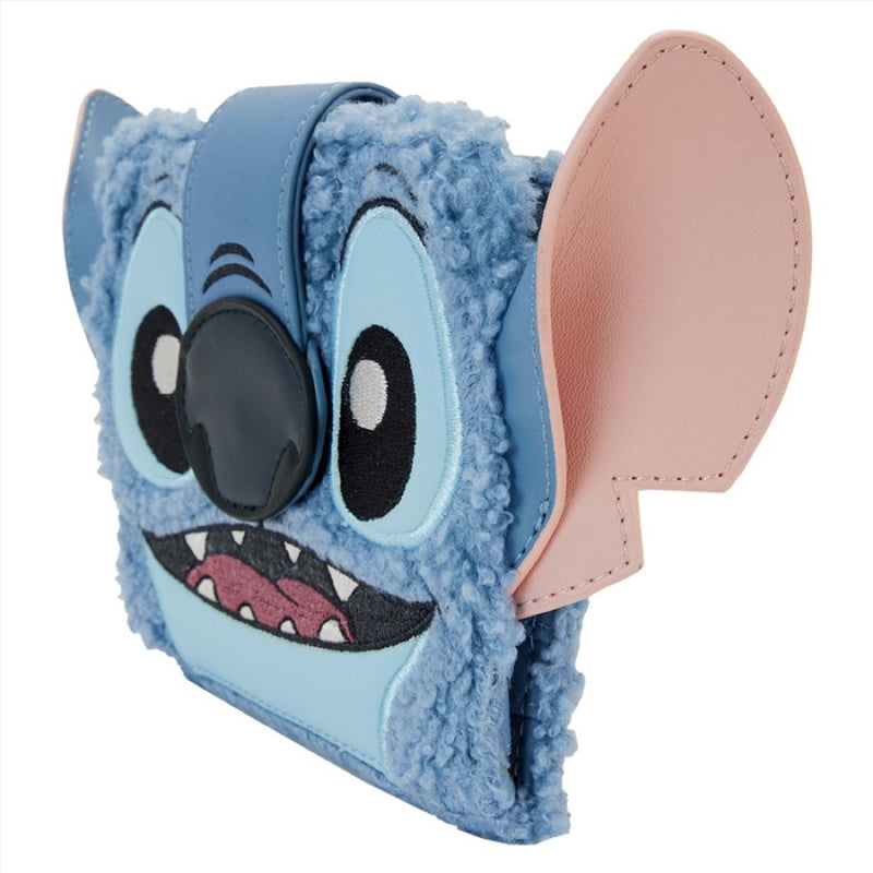 Loungefly Lilo & Stitch - Plush Sherpa Cosplay Bifold Wallet