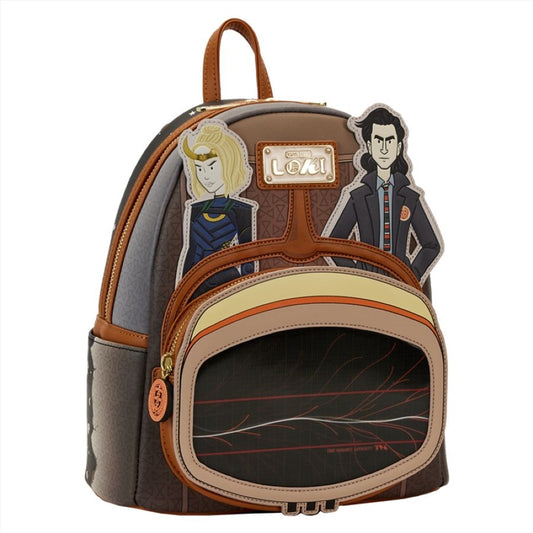 Loungefly Loki (TV) - TVA Lenticular Multiverse Mini Backpack