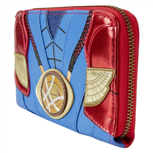 Loungefly Marvel - Metallic Doctor Strange Cosplay Zip Around Wallet