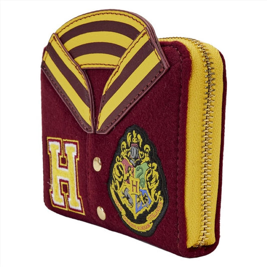 Loungefly Harry Potter - Gryffindor Hogwarts Crest Varsity Jacket Zip Around Wallet