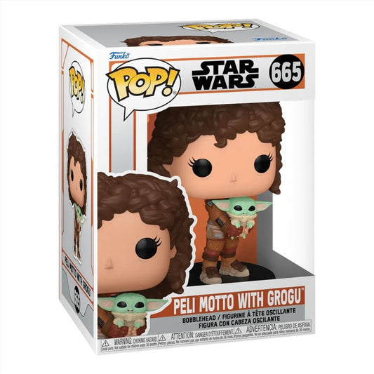Star Wars: Mandalorian - Peli Motto & Grogu Pop! Vinyl