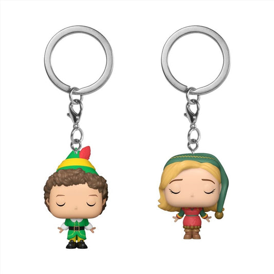 Elf - Buddy & Jovie US Exclusive Pop! Keychain 2-Pack [RS]
