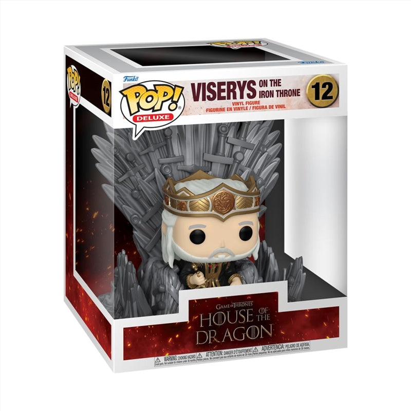 House of the Dragon - Viserys on Throne Pop! Deluxe