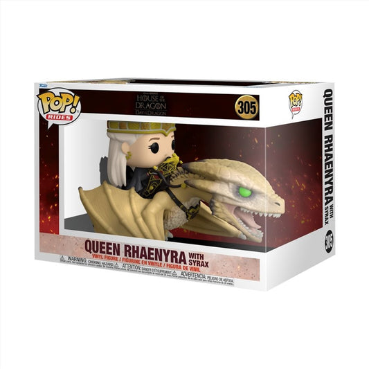 House of the Dragon - Rhaenyra with Syrax Pop! Ride