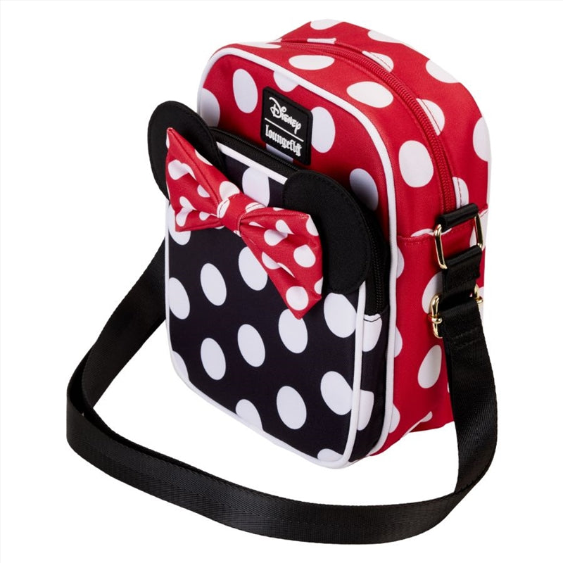 Loungefly Disney - Minnie Rocks The Dots Nylon Passport Crossbody