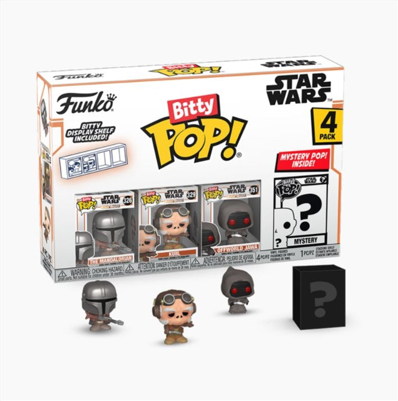 Star Wars: The Mandalorian - Din Djarin Bitty Pop! 4-Pack