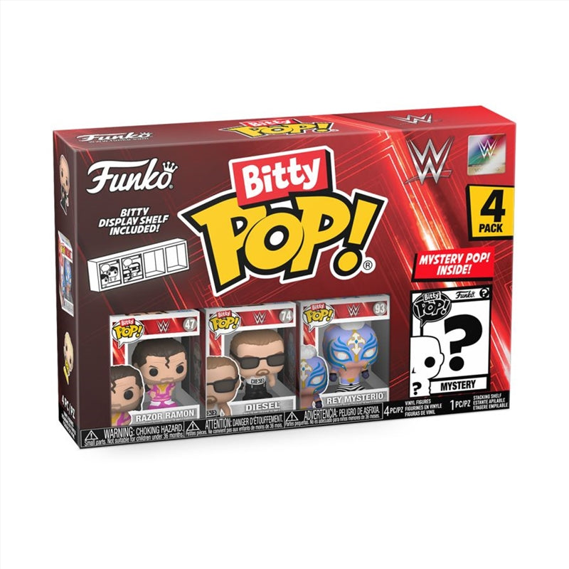 WWE - Razor Ramon Bitty Pop! 4-Pack