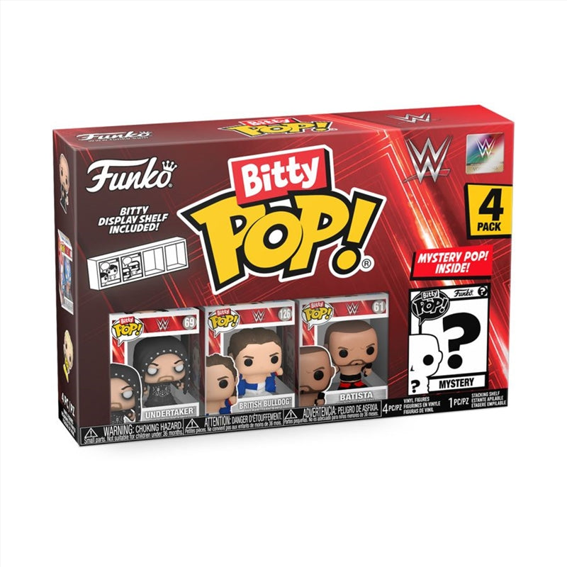 WWE - The Undertaker Bitty Pop! 4-Pack