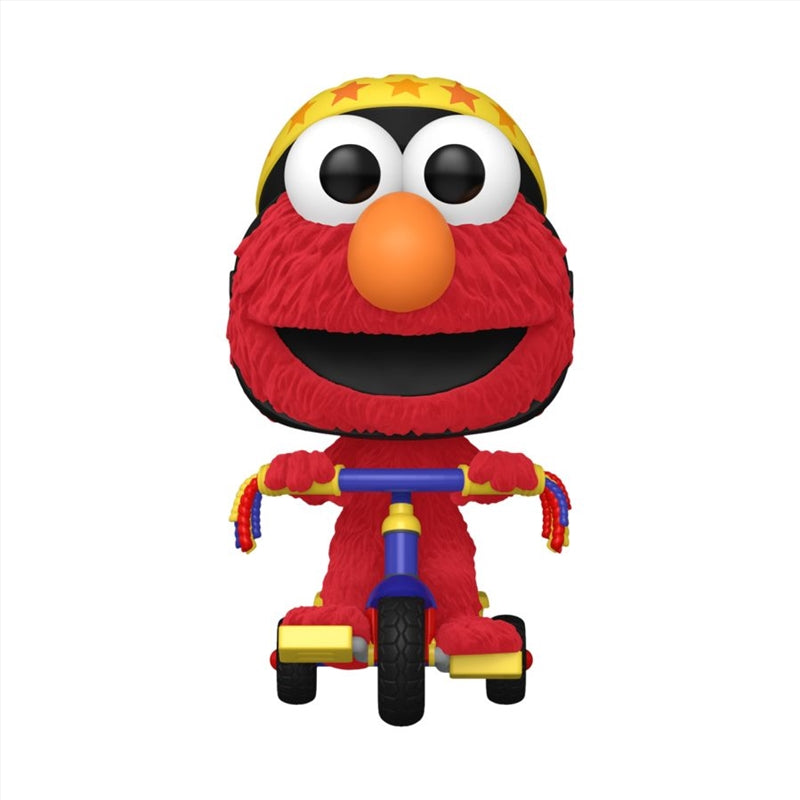 Sesame Street - Elmo on Trike US Exclusive Flocked Pop! Ride [RS]