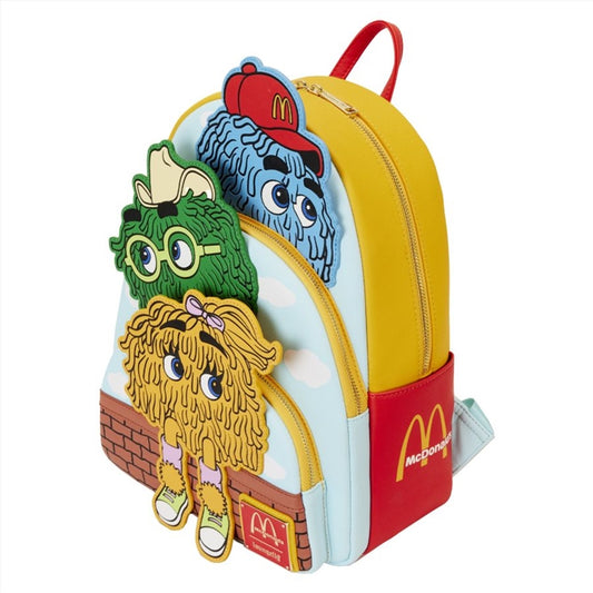 Loungefly McDonalds - Fry Guys Triple Pocket Mini Backpack