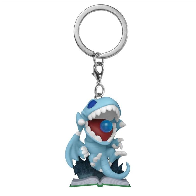 Yu-Gi-Oh! - Blue-Eyes Toon Dragon US Exclusive Glow Pop! Keychain [RS]