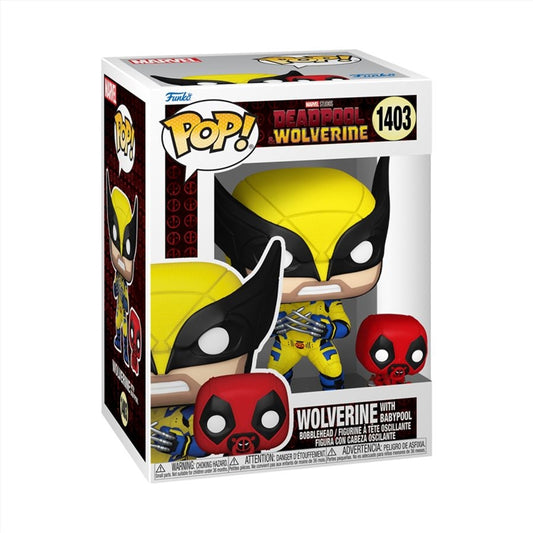 Deadpool 3 - Wolverine with Babypool Pop! Vinyl