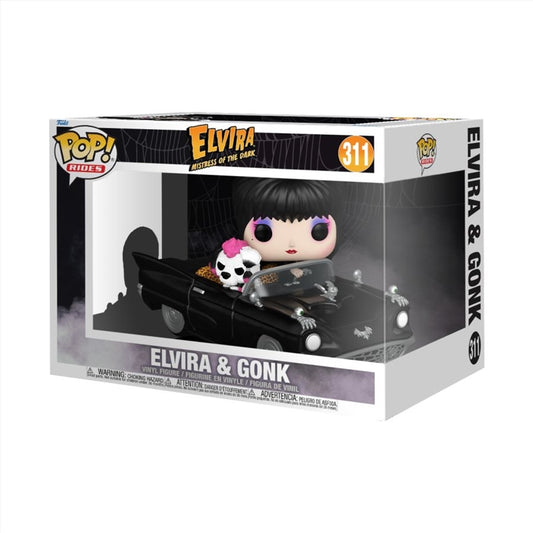 Elvira - Elvira & Gonk (with Macabre Mobile) Pop! Ride