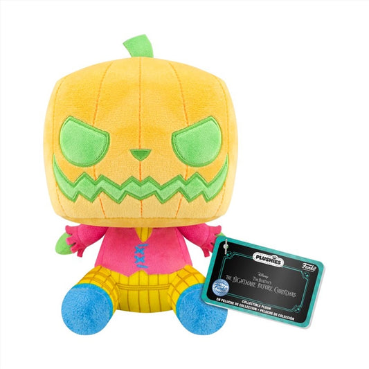 The Nightmare Before Christmas - Pumpkin King US Exclusive Black Light 7" Pop! Plush [RS]