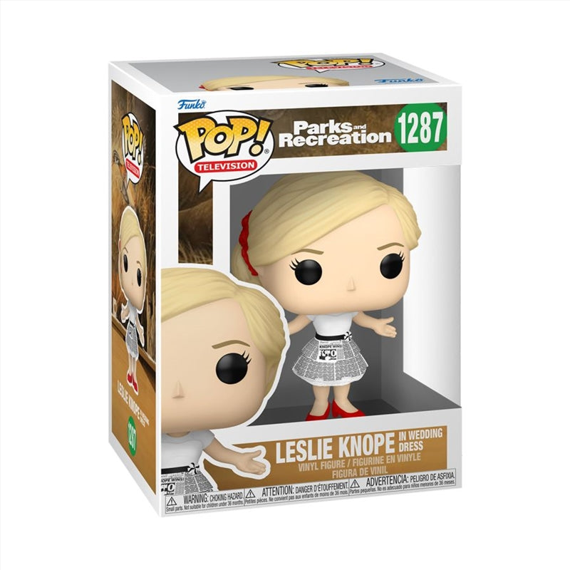Parks & Recreation: 15th Anniversary - Leslie Knope in wedding dress Pop! Vinyl