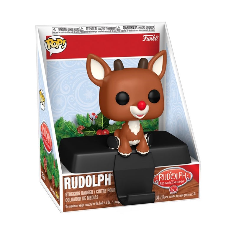 Rudolph - Rudolph Pop! Edge-Sitter Stocking Hanger