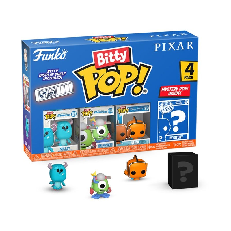 Pixar - Monsters Inc. Bitty Pop! 4-Pack