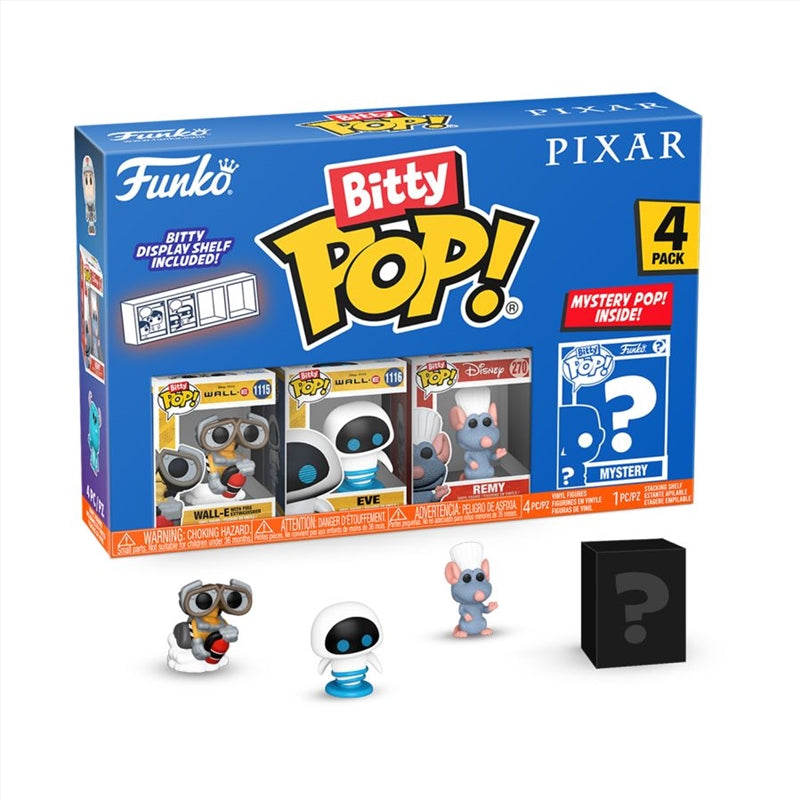 Pixar - WALL-E Bitty Pop! 4-Pack