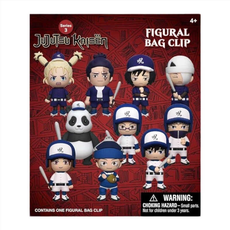 Jujutsu Kaisen - 3D Foam Bag Clips Blind Bag Series 3 (SENT AT RANDOM)