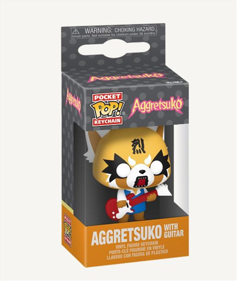 Aggretsuko - Aggretsuko w/Guitar Pop! Keychain