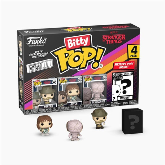 Stranger Things - Hopper Bitty Pop! 4-Pack