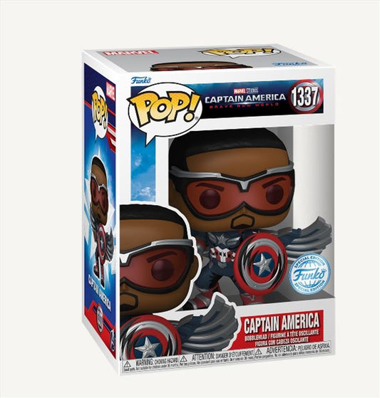 Captain America 4 - Captain America (Sam Wilson) Retro Comic Deco Pop! RS