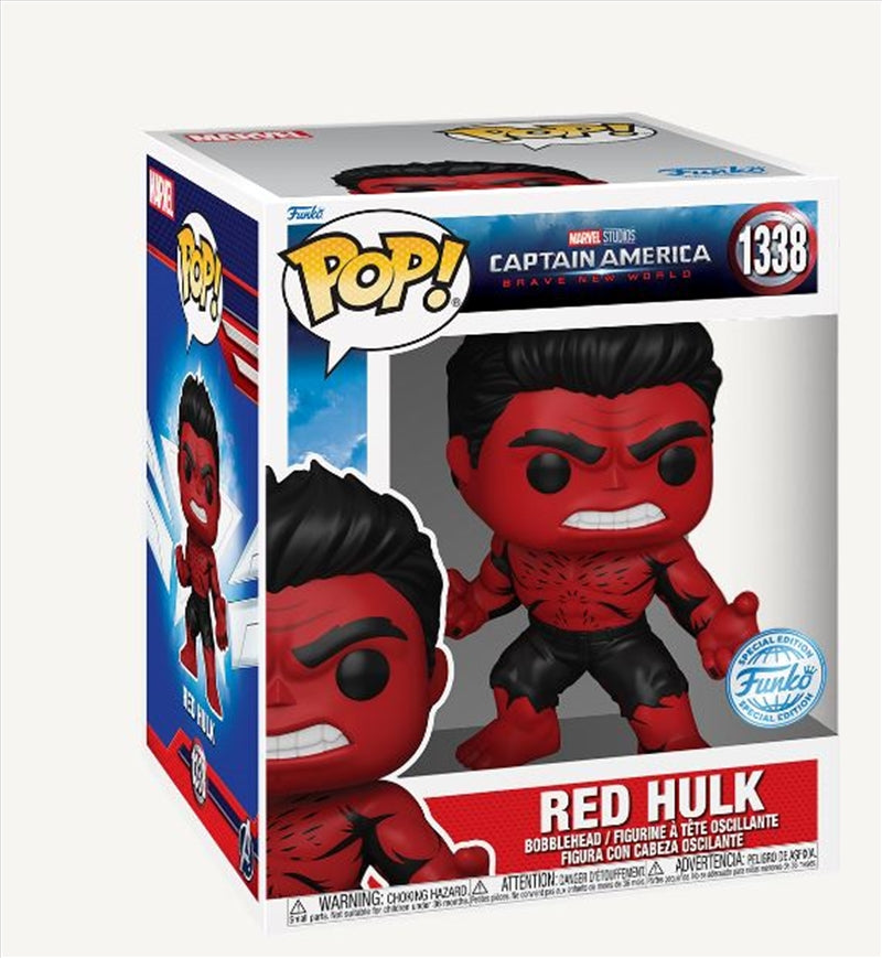 Captain America 4 - Red Hulk 6" Retro Comic Pop! RS