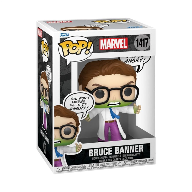 Marvel - Bruce Banner "You Won't Like Me When I'm Angry" Pop!