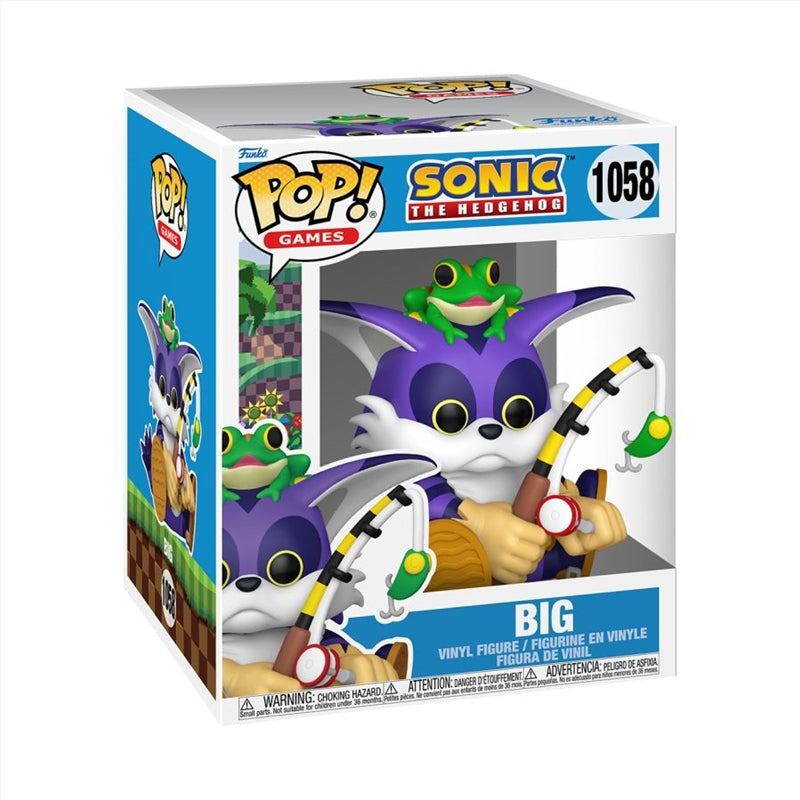 Sonic - Big the Cat w/Froggy 6" Pop!