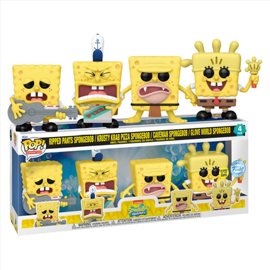 Spongebob Squarepants - Spongebob Pop! 4-Pack [RS]