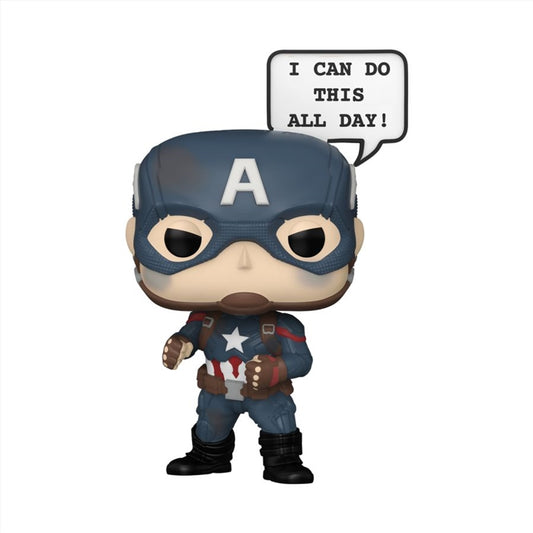 Pop! Sayings - Captain America 'I Can Do This All Day' Convention Exclusive Pop! Vinyl [RS]